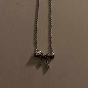James Avery Retired Bow Necklace